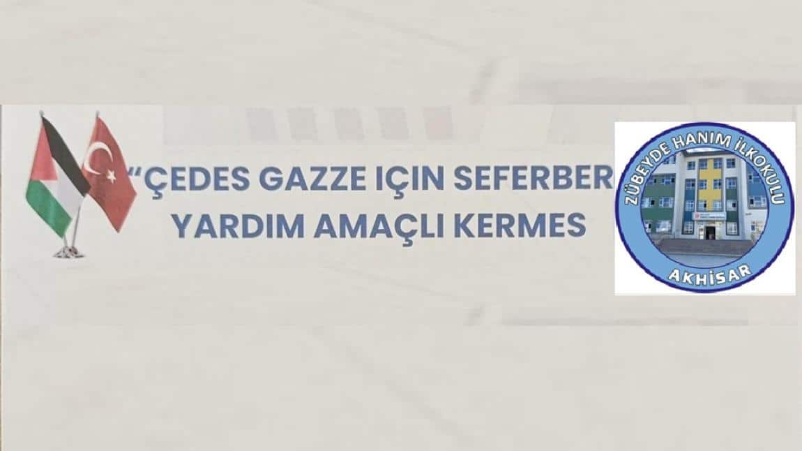 ZÜBEYDE HANIM İLKOKULU’NDAN GAZZE İÇİN İYİLİK SEFERBERLİĞİ